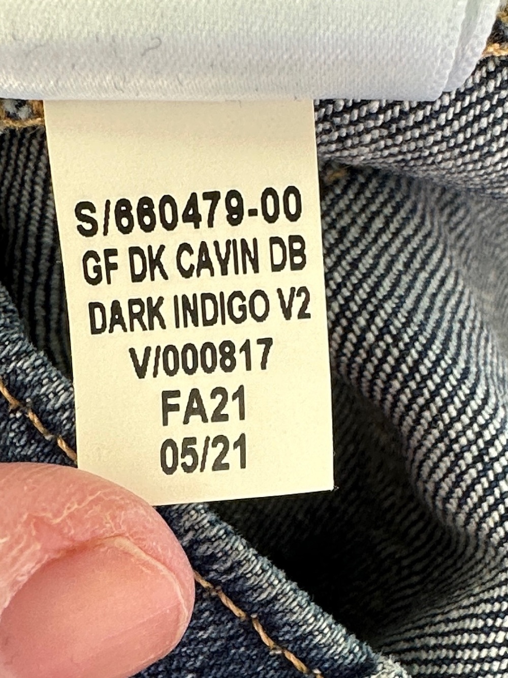 GAP Girlfriend mid rise dark indigo Blue Straight Jeans size 0/25 - Picture 12 of 12
